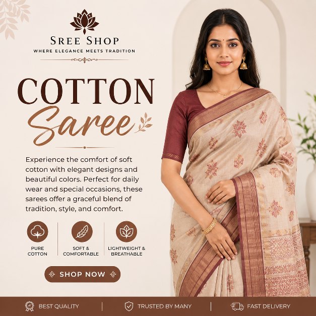 Cotton Saree