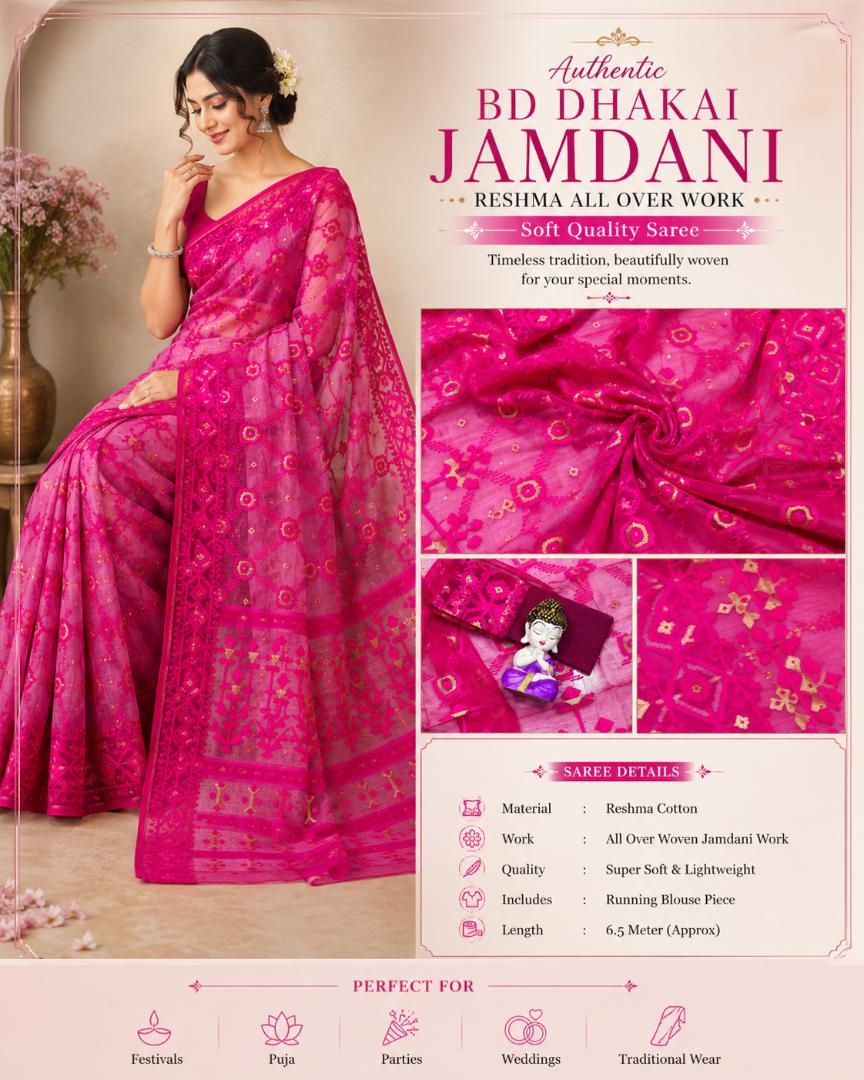 BD Dhakai Jamdani Reshma