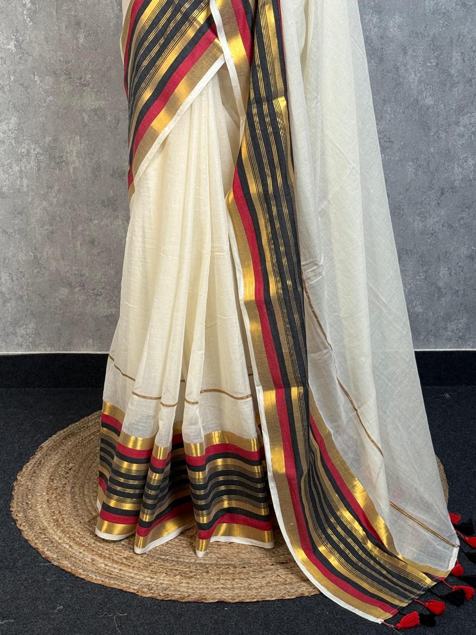 Handloom Pure Mul Cotton