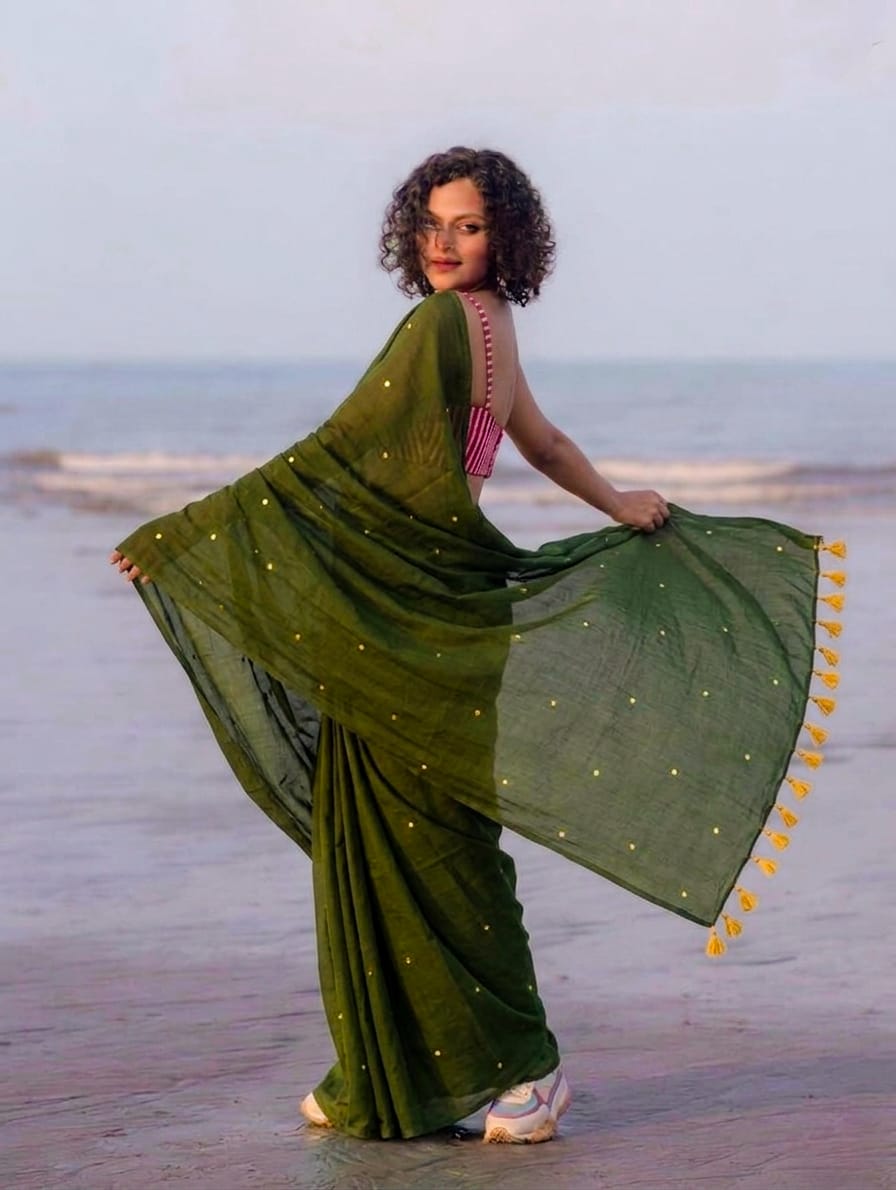 Pure Mul Cotton Saree